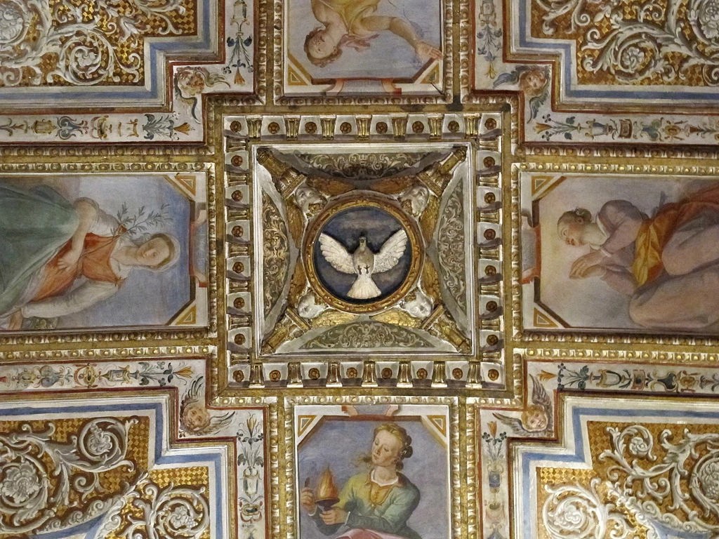 Cappella Serragli in San Marco - Firenze, la volta, dettaglio